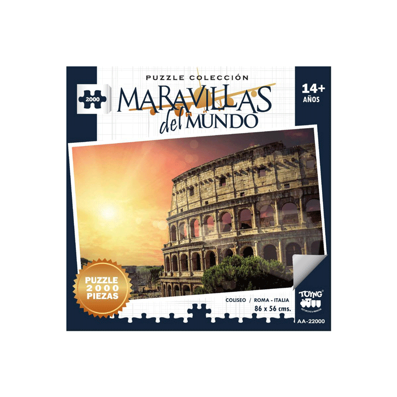 Puzzle 3000 piezas Coliseo Romano - Roma Italia Clementoni