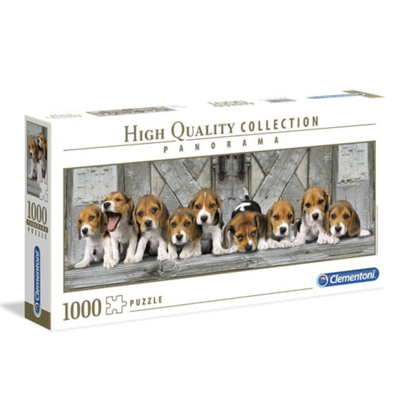 puzzle clementoni perros Beagles 1000 piezas