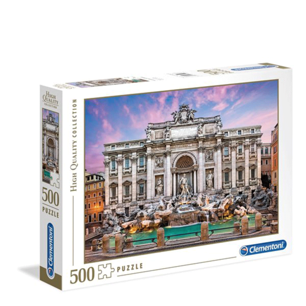 Puzzle clementoni Fontana di Trevi, Roma 500 piezas