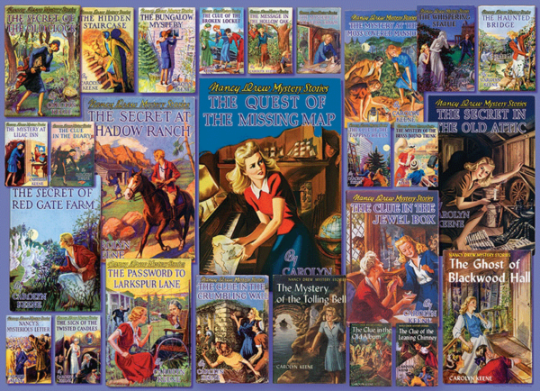 puzzle cobble hill 1000 piezas Vintage Nancy Drew pin up