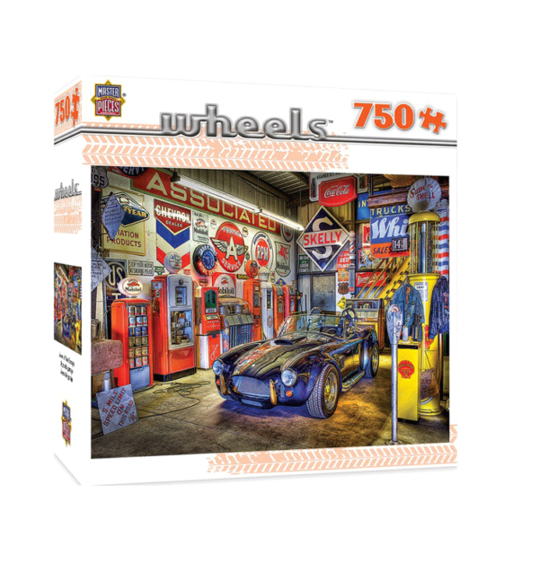 puzzle masterpieces 1000 piezas Wheels Jewel of The Garage auto