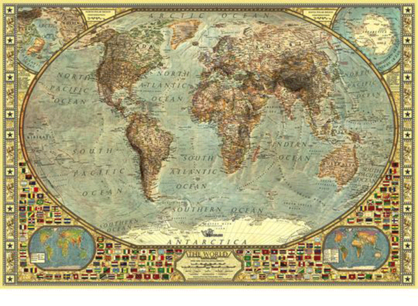 puzzle 2000 piezas anatolian mapa WorldMap