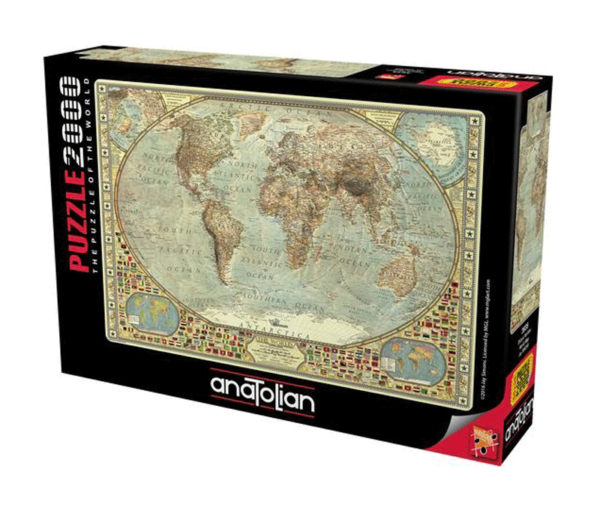 puzzle 2000 piezas anatolian mapa WorldMap
