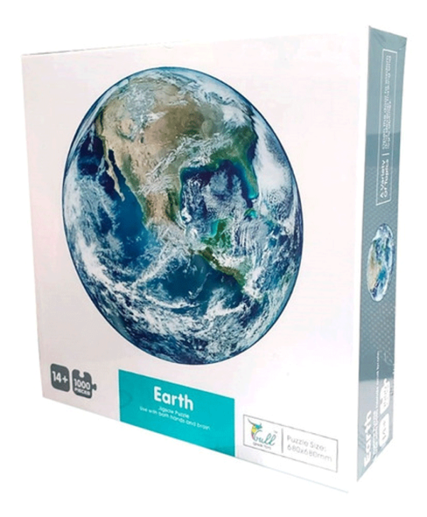 puzzle qihan gull redondo circular tierra Earth