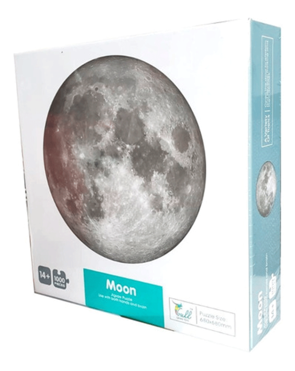 puzzle qihan gull 1000 piezas redondo circular luna moon