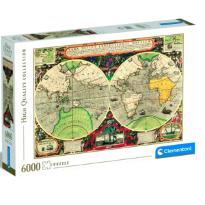 Antique Nautical Map puzzle rompecabezas 6000 piezas clementoni