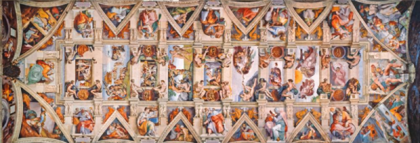 Cappella Sistina Michelangelo capilla sixtina 1000 piezas puzzle rompecabezas clementoni