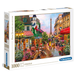 Flowers in Paris puzzle rompecabezas 1000 piezas clementoni