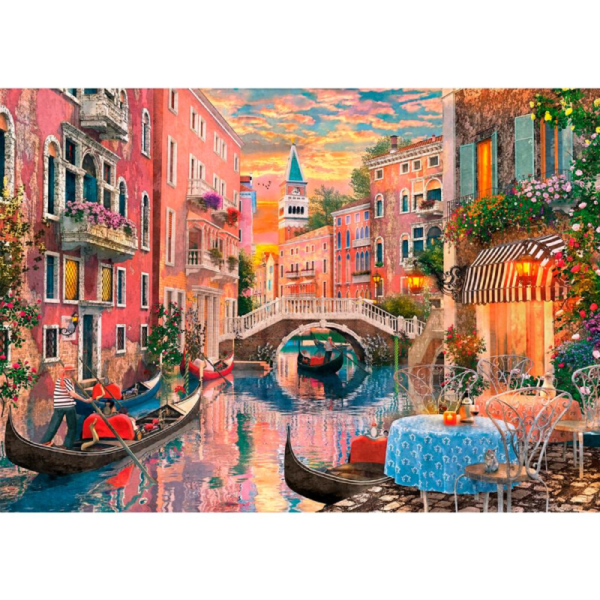 Venice evening sunset puzzle rompecabezas 6000 piezas clementoni
