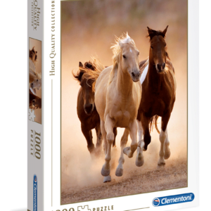 puzzle rompecabezas clementoni 1000 piezas running horses