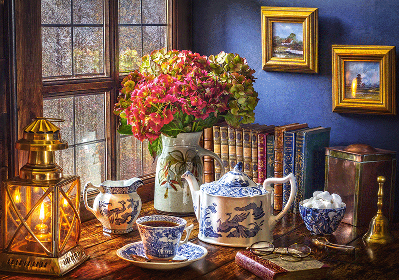 Castorland 'Tea Time In Paris' 500 Piece Jigsaw Puzzle - Family Friendly, Made With Recycled Cardboard - View #4