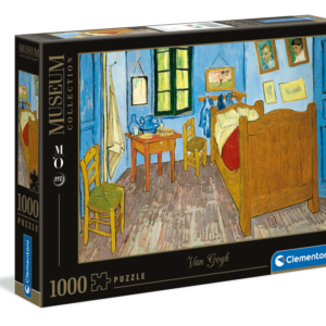 puzzle rompecabezas clementoni 1000 piezas Arles Bathroom, La habitación de Arles, Vincent Van Gogh.