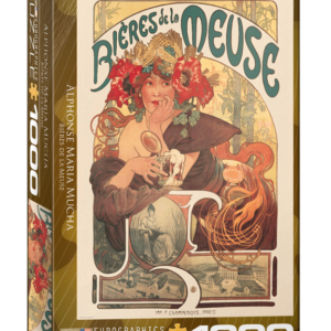 puzzle rompecabezas eurographics 1000 piezas bieres de la meuse alphonse mucha