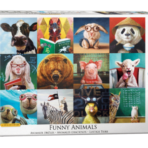 puzzle rompecabezas eurographics 1000 piezas funny animals