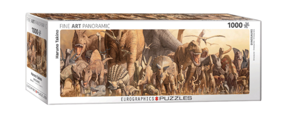 urographics 1000 piezas Hauro Takino, dinosaurios