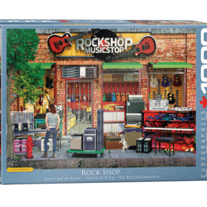 puzzle rompecabezas eurographics 1000 piezas shop rock guitarra