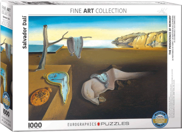 puzzle rompecabezas eurographics 1000 pieza the persistence of memory salvador dali