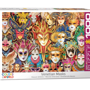 puzzle rompecabezas eurographics 1000 piezas venetian mask