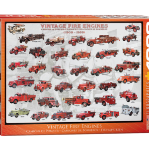 puzzle rompecabezas eurographics 1000 piezas vintage fire engines carro de bombero