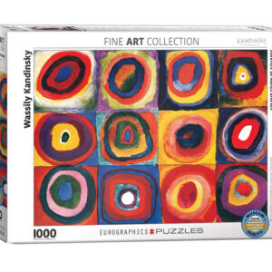 puzzle rompecabezas eurographics 1000 piezas Wassily Kandinsky, Colour Study of Squares