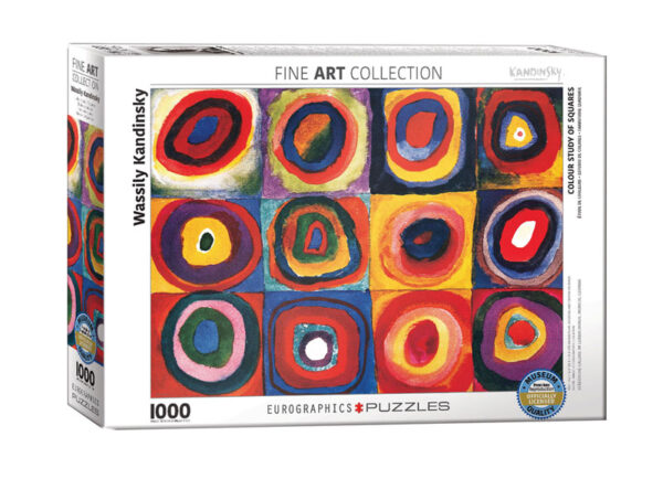 puzzle rompecabezas eurographics 1000 piezas Wassily Kandinsky, Colour Study of Squares