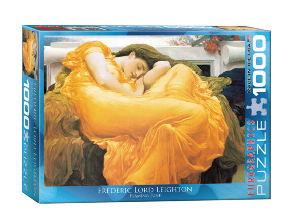 puzzle rompecabezas eurographics 1000 piezas Frederic Lord Leighton, Flaming June