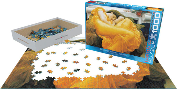 puzzle rompecabezas eurographics 1000 piezas Frederic Lord Leighton, Flaming June