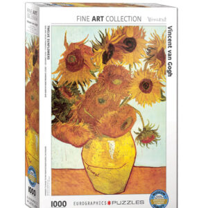 puzzle rompecabezas eurographics 1000 piezas Vincent Van Gogh, Twelve Sunflowers