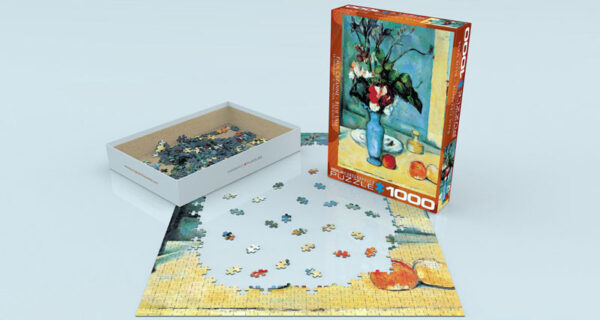 puzzle rompecabezas eurographics 1000 piezas Paul Cézanne, Blue Vase