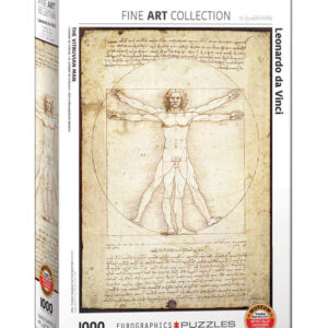 puzzle rompecabezas eurographics 1000 piezas Leonardo Da Vinci, The Vitruvian Man