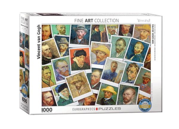 puzzle rompecabezas eurographics 1000 piezas Vincent Van Gogh, Van Gogh's Selfies