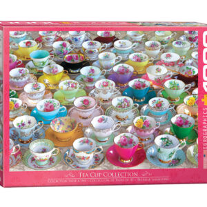 puzzle rompecabezas eurographics 1000 piezas Tea cup Collection tazas de té