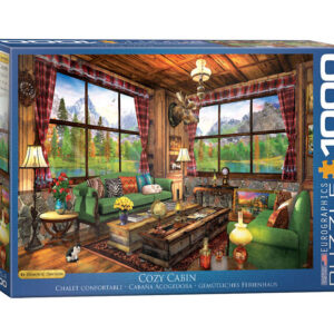 puzzle rompecabezas eurographics 1000 piezas Cozy Cabin