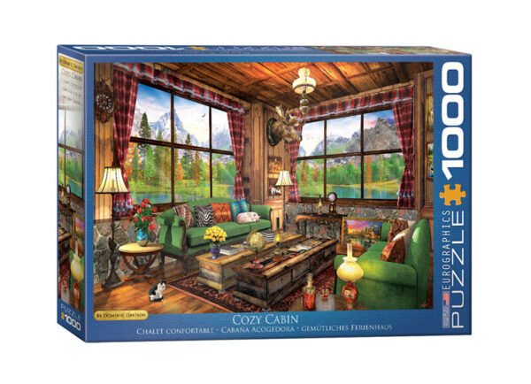 puzzle rompecabezas eurographics 1000 piezas Cozy Cabin