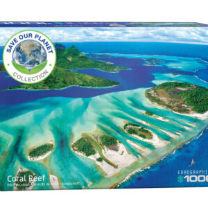 puzzle rompecabezas 1000 piezas eurographics coral reef