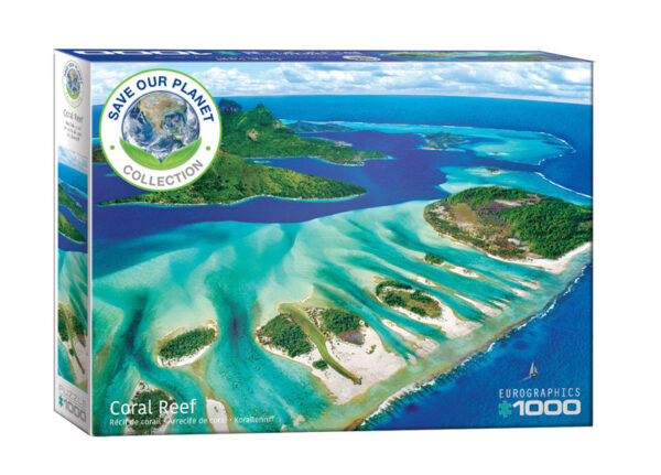 puzzle rompecabezas 1000 piezas eurographics coral reef