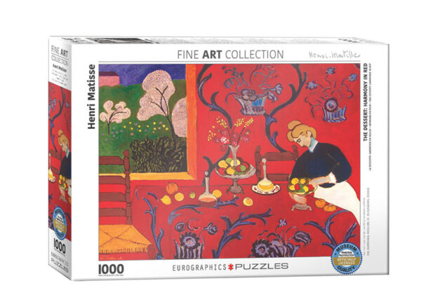 puzzle rompecabezas eurographics 1000 piezas Henri Matisse, The Dessert: Harmony in red