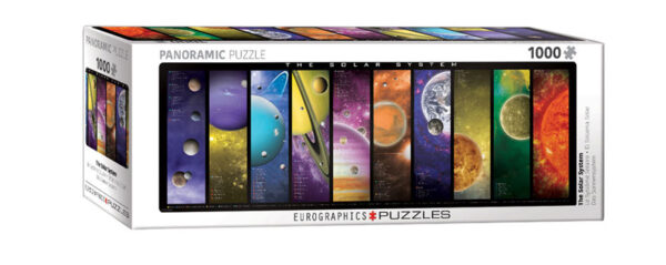 puzzle rompecabezas eurographics 1000 piezas Panoramic Puzzle, The Solar System