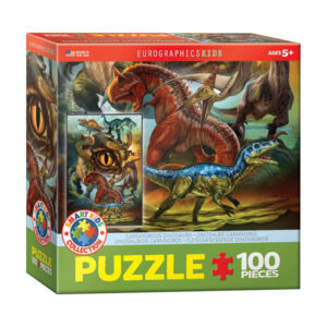 puzzle rompecabezas eurographics Dinosaurios Carnívoros , 100 piezas