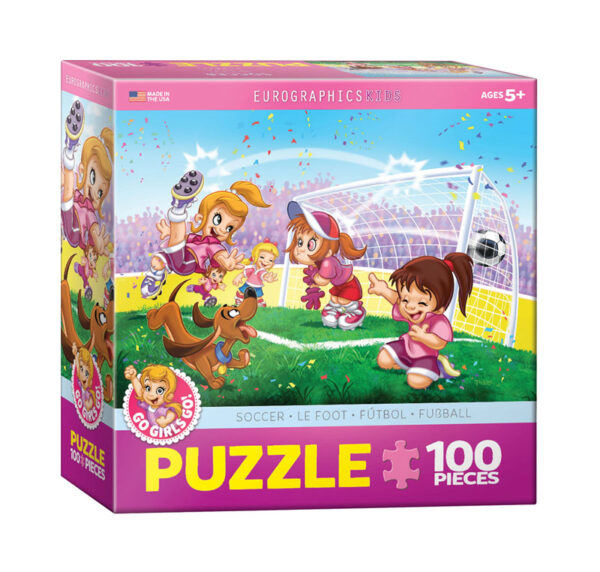 puzzle rompecabezas eurographics futbol football soccer 100 piezas