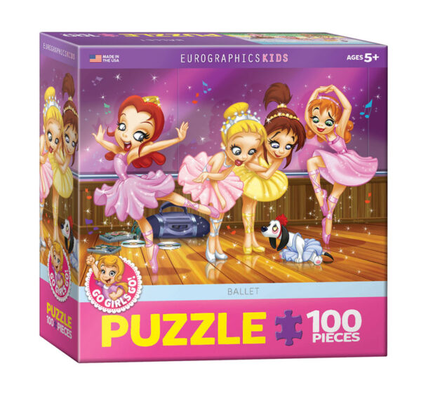 puzzle rompecabezas eurographics100 piezas niñas bailando ballet