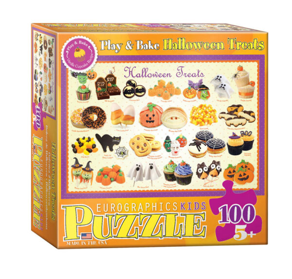 puzzle rompecabezas eurographics 100 piezas dulces de halloween