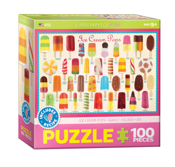 puzzle rompecabezas eurographics helados ice cream 100 piezas