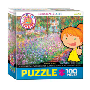 puzzle rompecabezas eurographics 100 piezas el jardin de monet