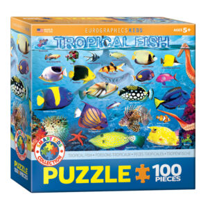 puzzle rompecabezas eurographics100 piezas peces tropicales