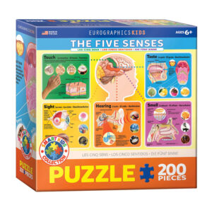 puzzle rompecabezas eurographics The five senses, 200 piezas
