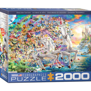 puzzle rompecabezas Eurographics 2000 piezas Unicorn Fantasy,