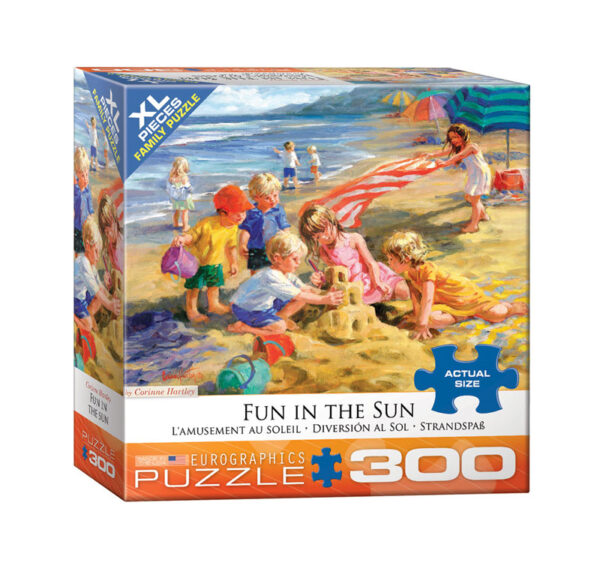 puzzle rompecabezas eurographics Fun in the sun, 300 piezas