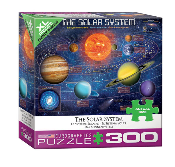 puzzle rompecabezas eurographics the solar system 300 piezas