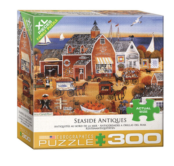 puzzle rompecabezas eurographics Seaside Antiques, 300 piezas